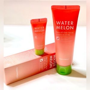 NEW Tony Moly Dew All Over Watermelon Serum Bundle of 4.05oz + Travel size 0.5oz